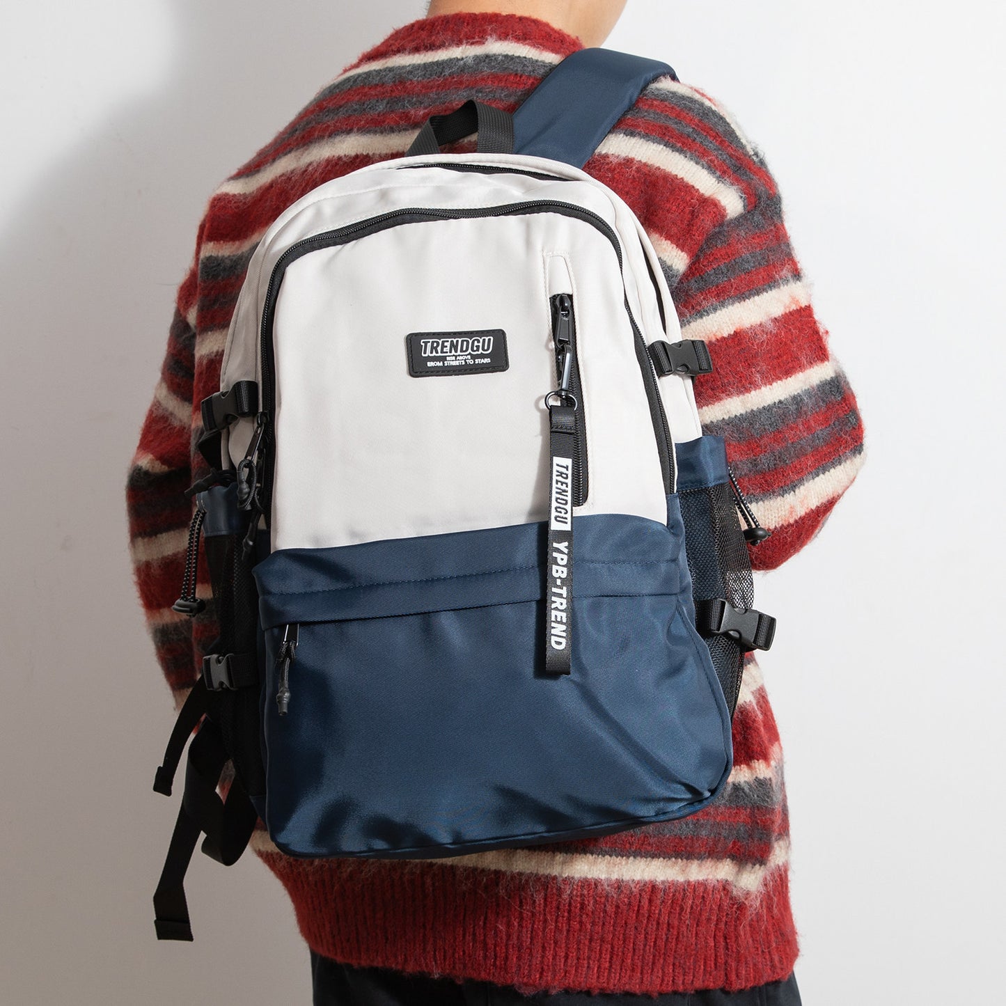Women's & Men's Fashion Large Capacity Computer Contrast Color Youth Campus Leisure Backpack