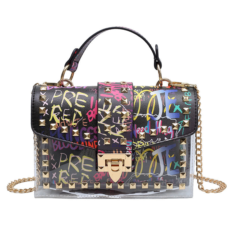 Iti Transparent Jelly Summer Korean Fashion Women's Shoulder Bag