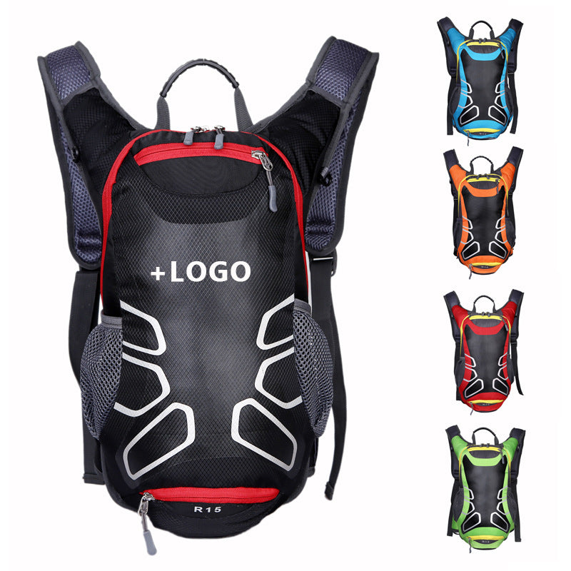 Printable Cycling Helmet Water Marathon Running Sports Backpack