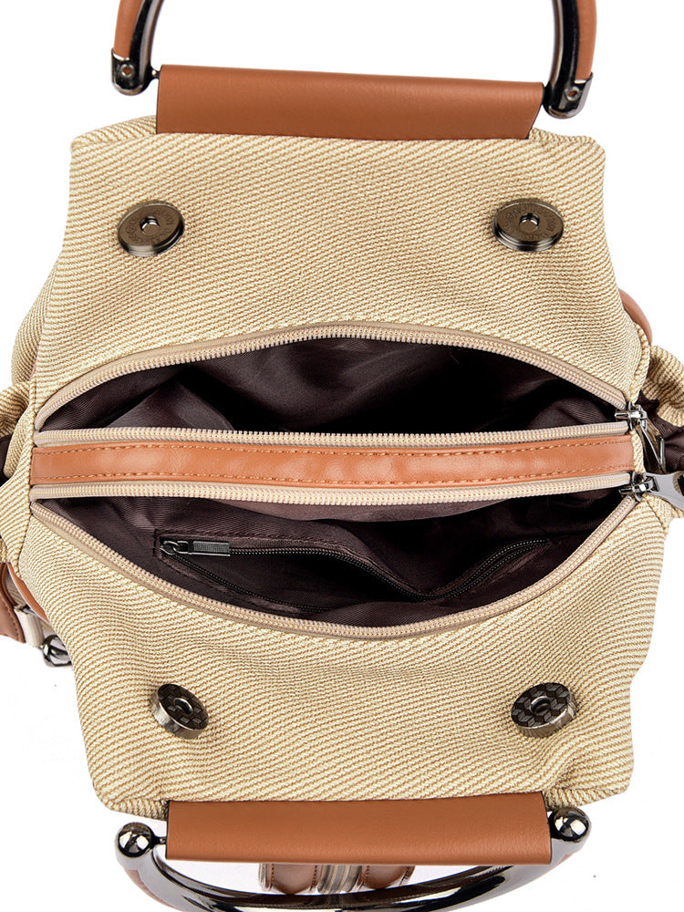 Women's Leisure Fashion Advanced Texture Commuting Backpacks