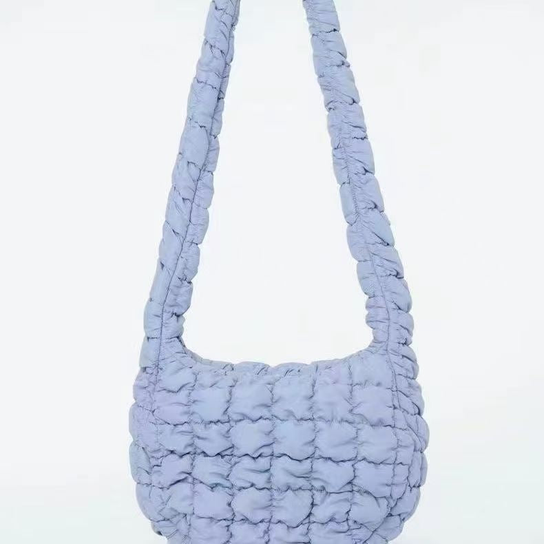 Unique Beautiful Cloud Puff Pleated Portable Tote Bag