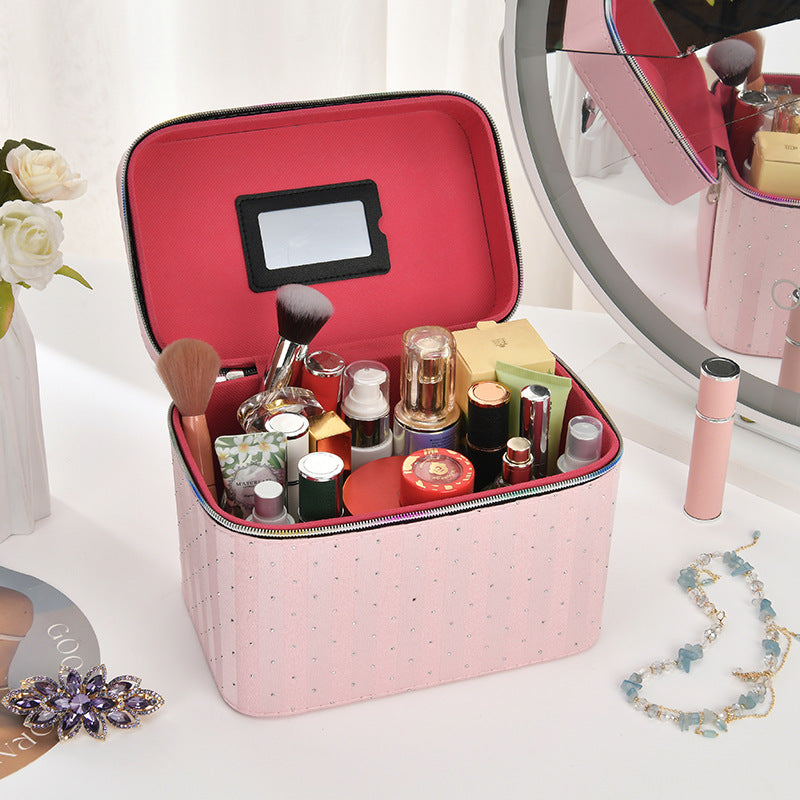 Capacity High-grade Home Storage Three-piece Set Makeup Bag