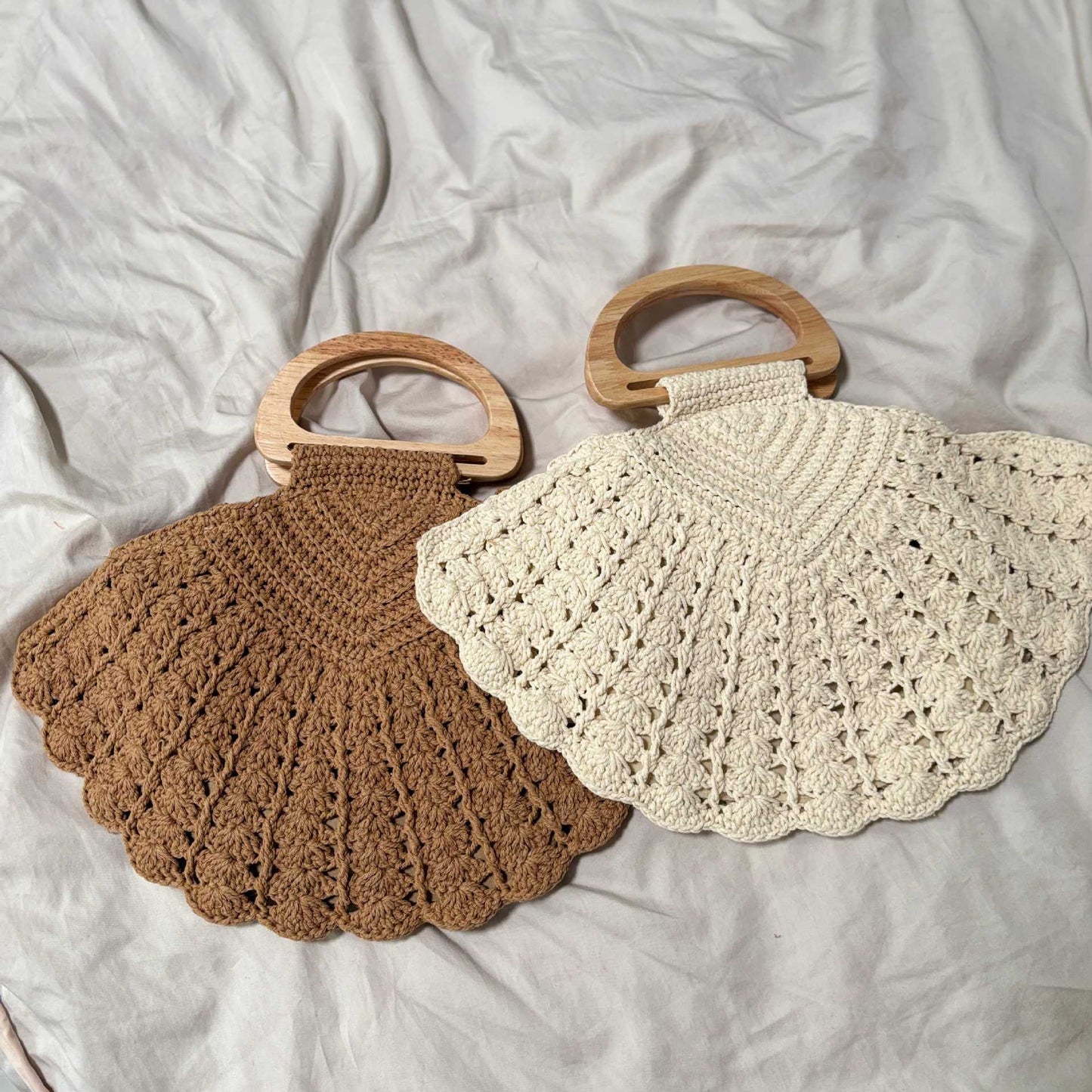 Women's Vacation Beach Large Capacity Niche Shell-shaped Women's Shoulder Bag