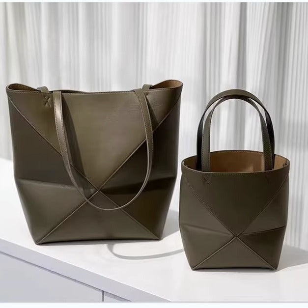 Deformation Folding Geometric Portable Large Capacity Bags
