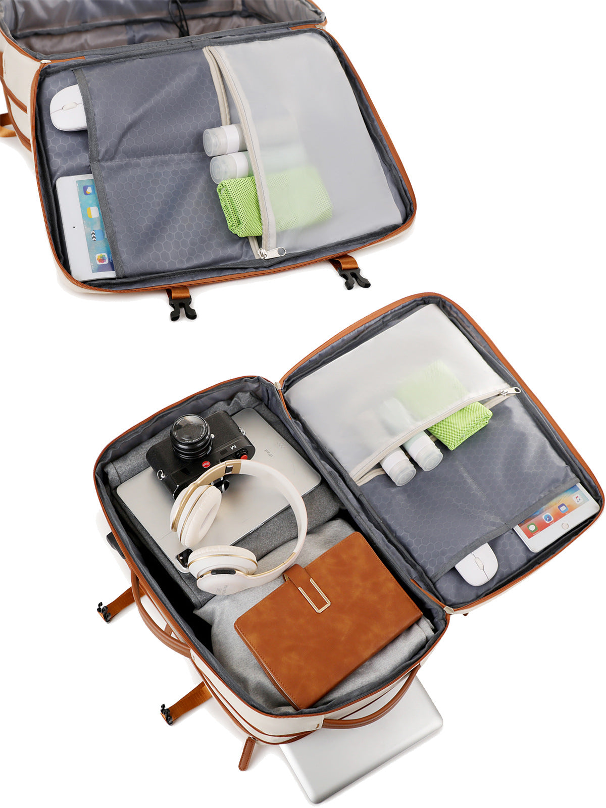 Durable Large Capacity Scalable Computer Fashion Business Backpack