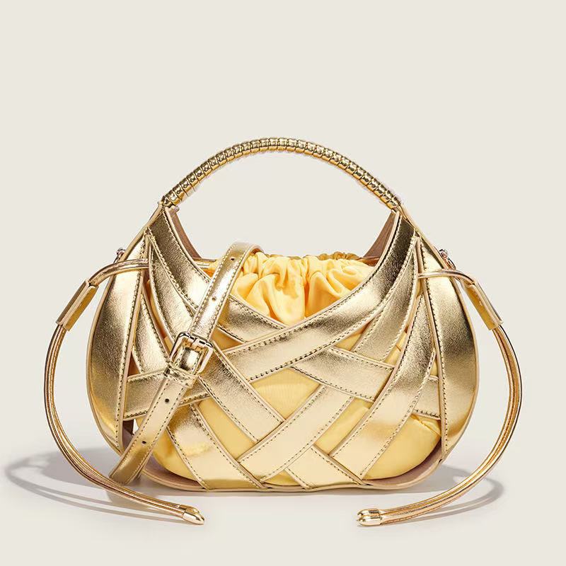 Women's Woven High-grade Fashion Underarm Niche Design Women's Messenger Bag