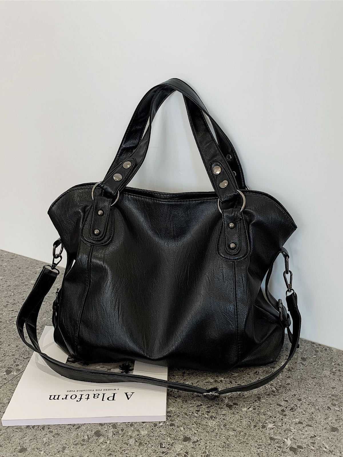 Retro Korean Style Large Capacity Fashion Tote Bag