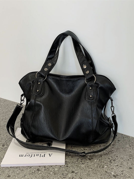 Retro Korean Style Large Capacity Fashion Tote Bag