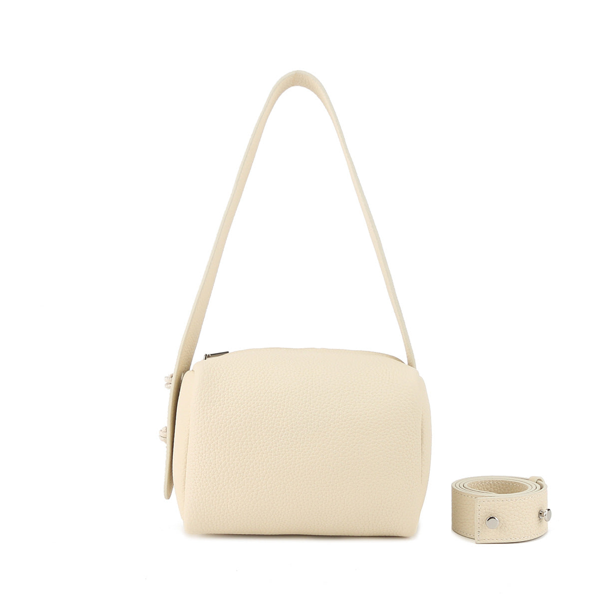 Women's Pillow High-grade First Layer Cowhide Underarm Women's Shoulder Bag