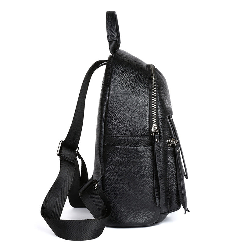 Women's Leather Fashion First Layer Cowhide Large Capacity Bags