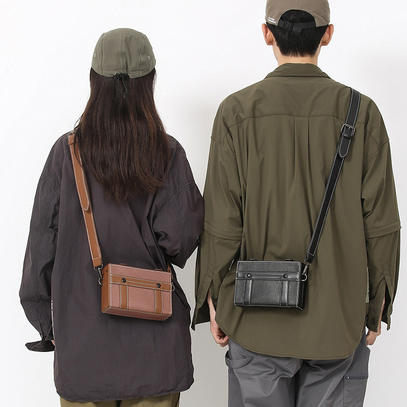 Men's Box Fashion Cool Popular Mobile Men's Messenger Bag