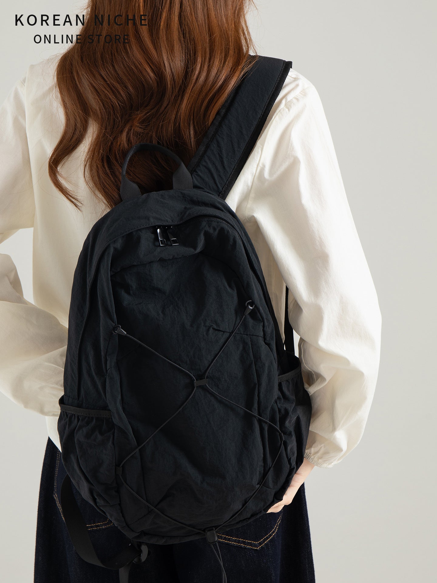 Korean Niche Design Large Capacity Commuter Female Backpacks