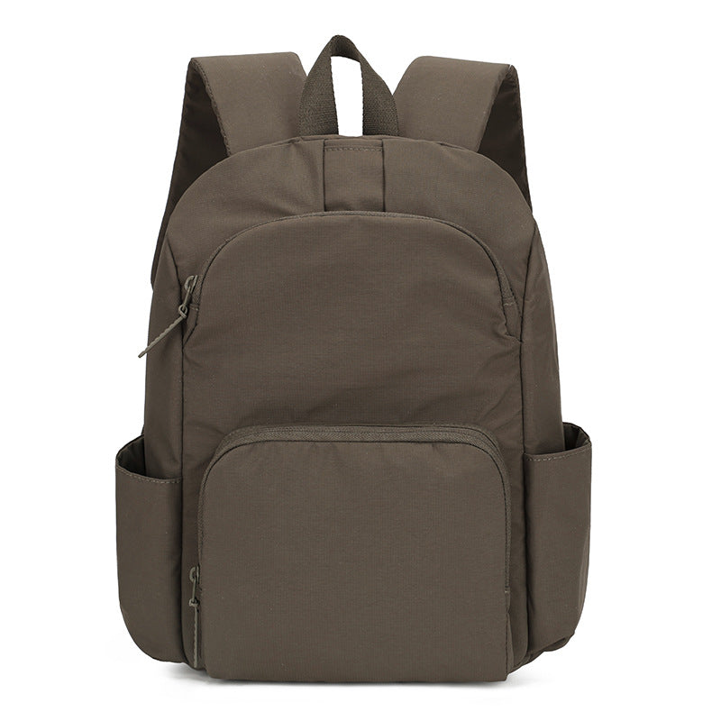 Soft Shell Commuter Simple Computer Rubber Powder Good-looking Leisure Backpack