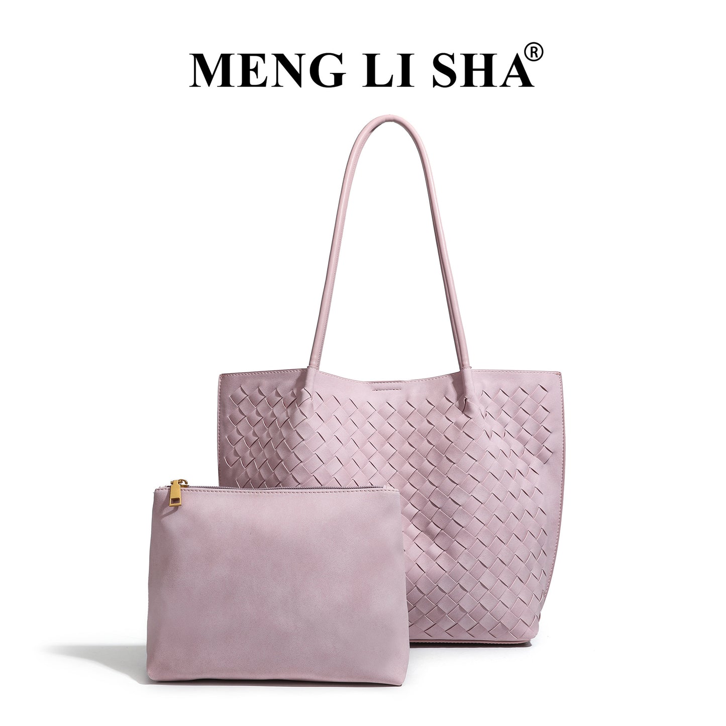 Fashion Unique High-grade Suede Woven Portable Tote Bags