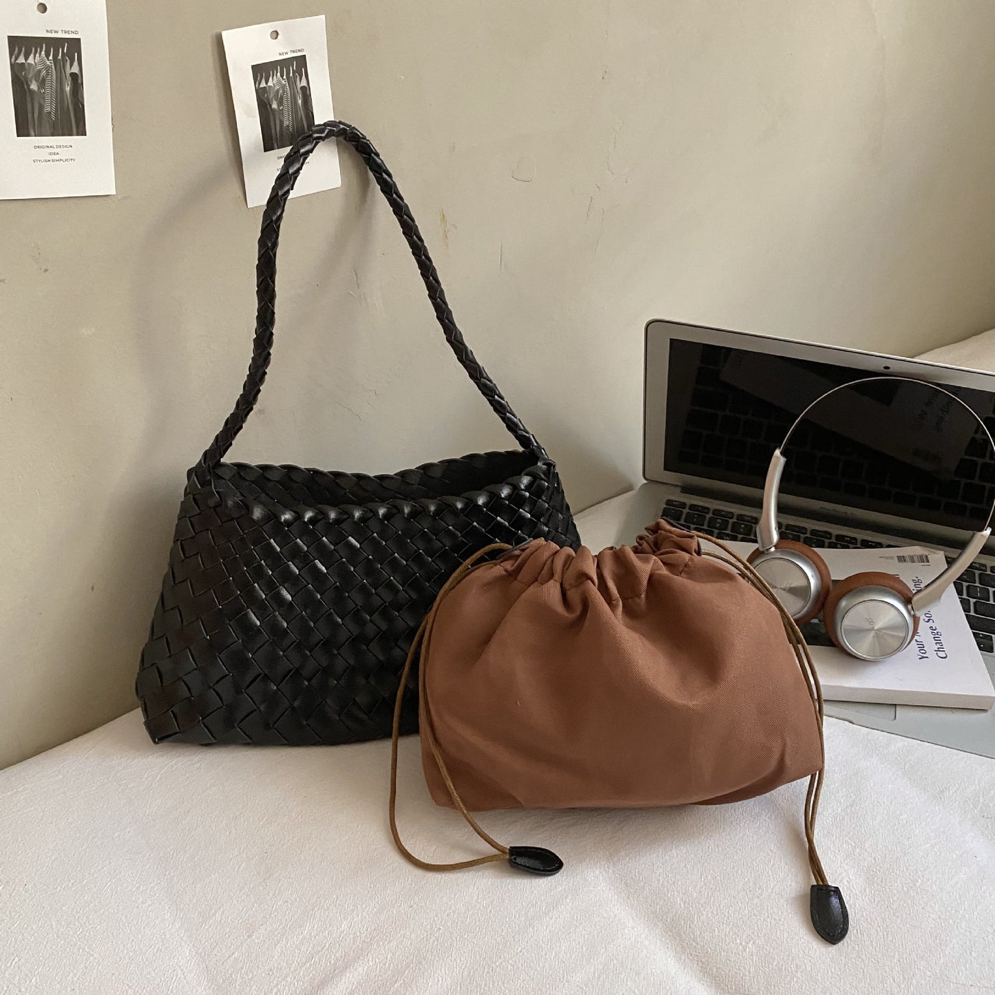 Minority Commuter Hand-woven French Vacation Vegetable Women's Shoulder Bag