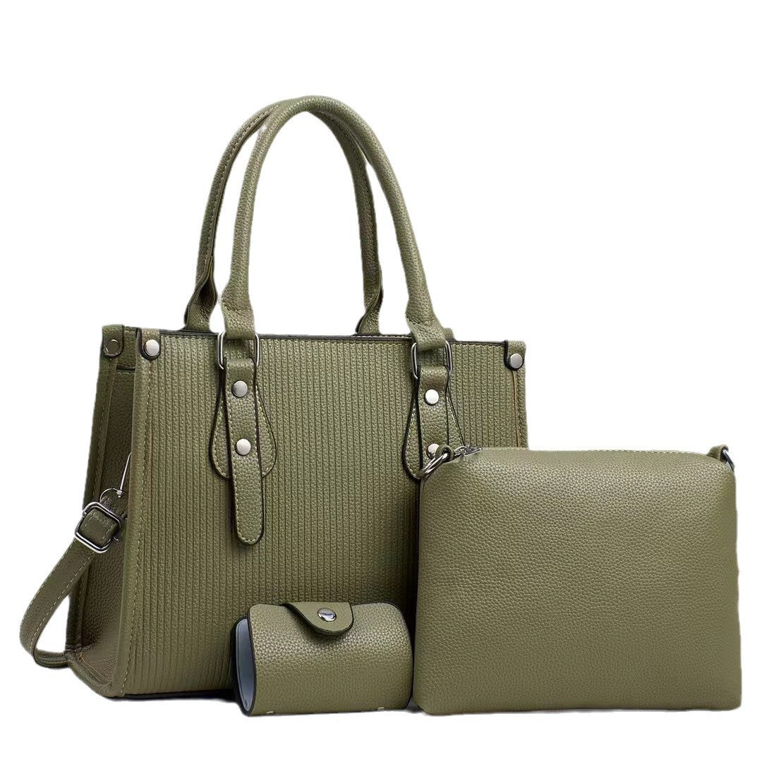 Women's Three-piece Set Mother Portable Large Capacity Tote Bag