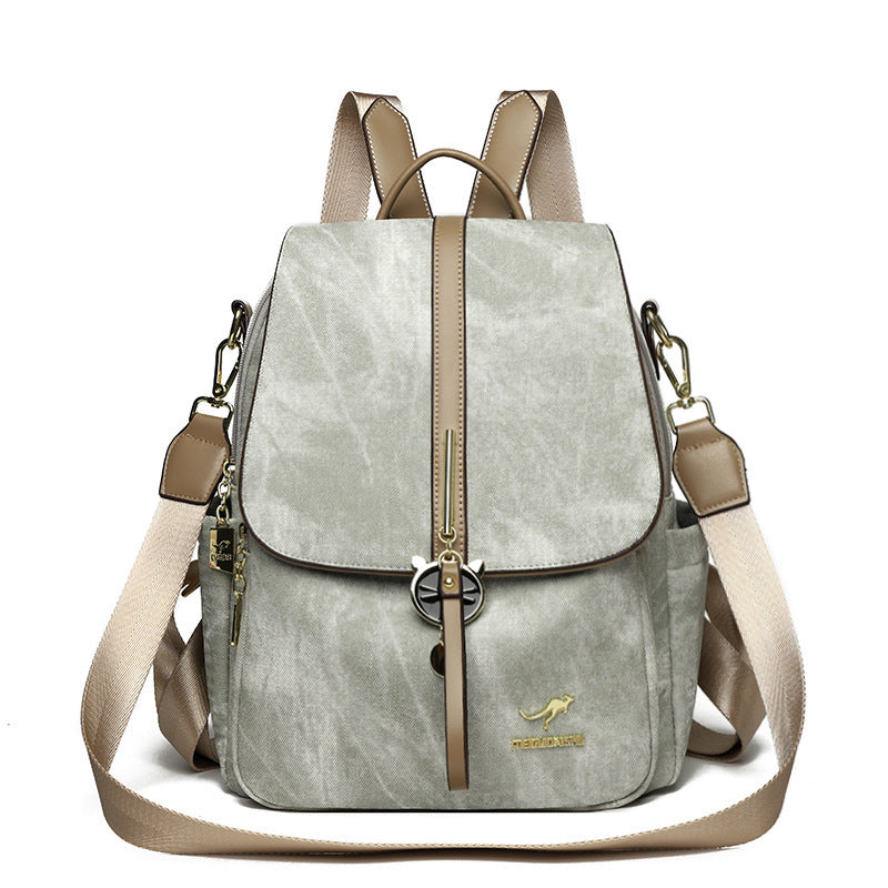 Women's Versatile Large Capacity Simple Stylish Lightweight Can Backpacks