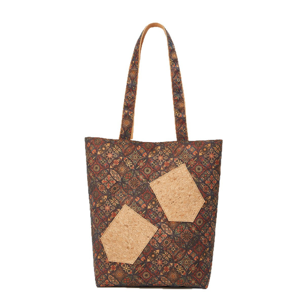 Fashion Retro Printed Cork Bohemian Commuter Women's Shoulder Bag