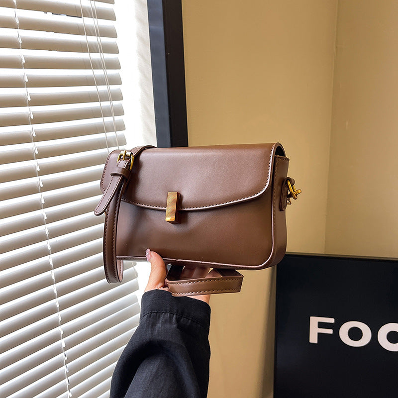 Women's Popular Fashion Retro Textured Underarm Small Square Bags