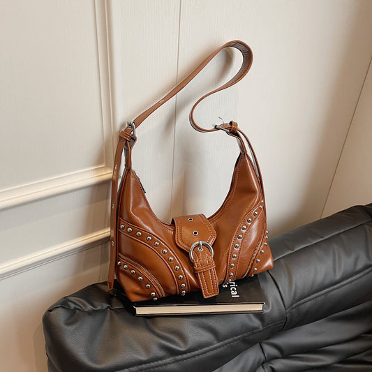 Women's Niche Retro Style Fashion Trend Underarm Bags