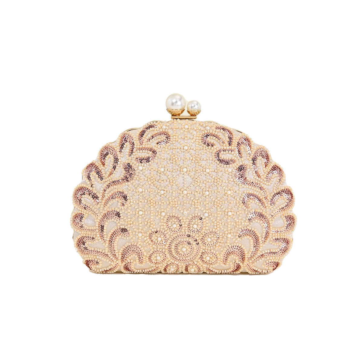 Party Hand Pearl Embroidery Sequined Beaded Banquet Women's Handbag