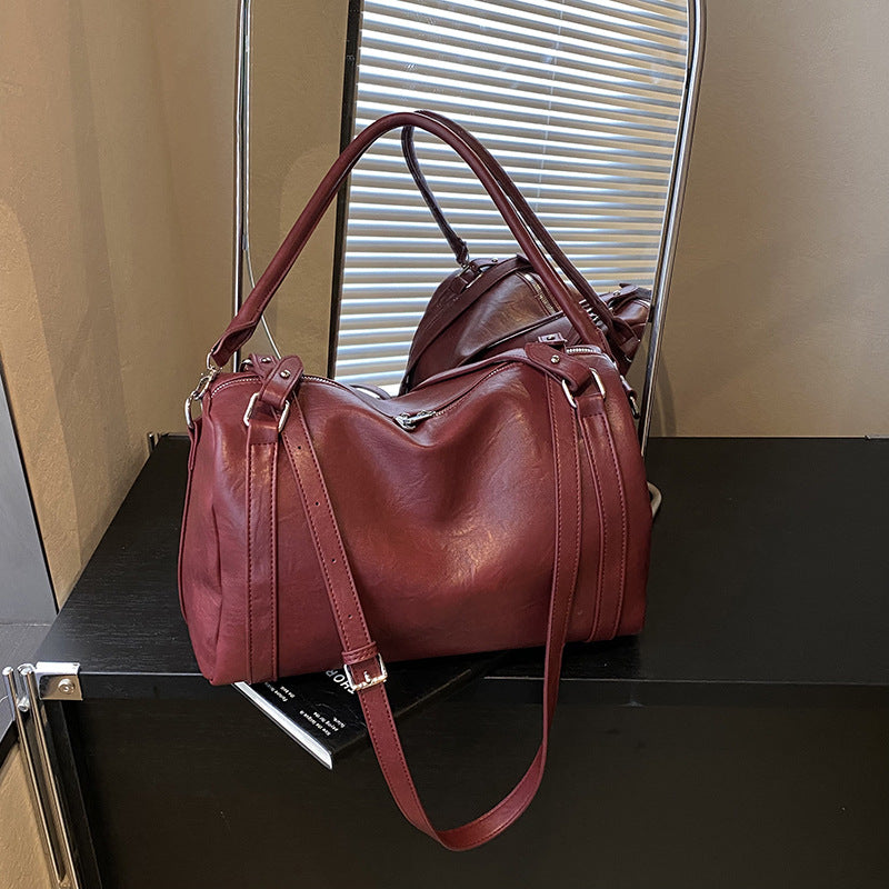 Creative Autumn Niche Vintage Commuter Underarm Tote Bags