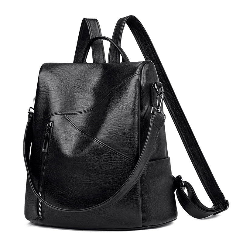 Cool Popular Comfortable High-grade Stitching Sheepskin Women's Backpack