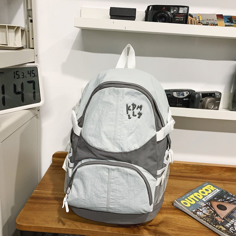 Men's Large Capacity Hiking Early High College Leisure Backpack