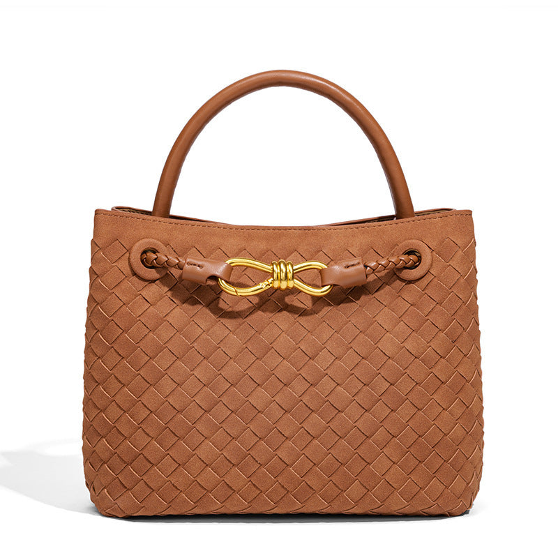 Women's Horizontal Versatile Bow Design String Clip Handbags