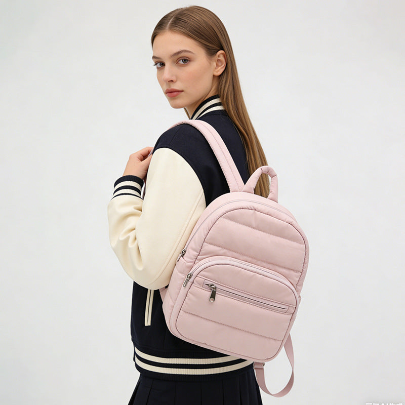 Quick Hair Soft Down Daily Commute Leisure Backpack