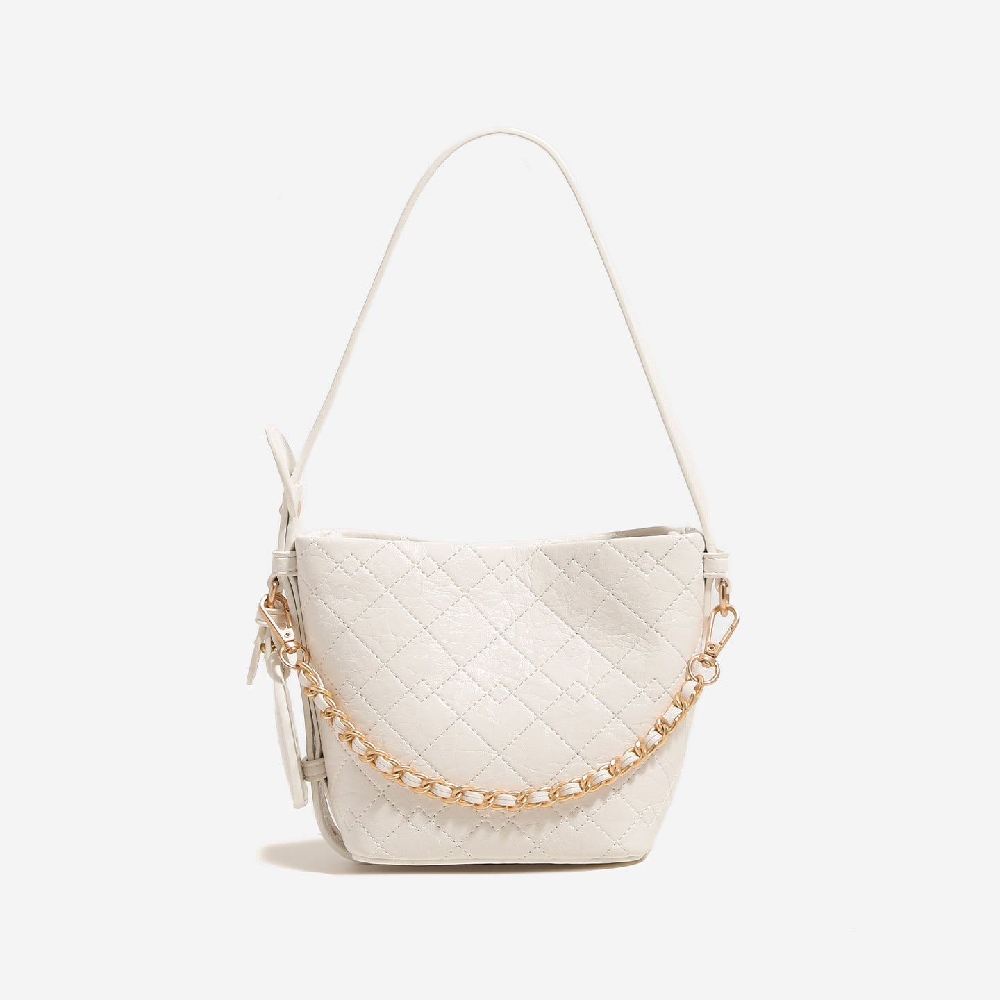 Women's Cherry Blossom Pink Love Spring Rhombus Chain Bags