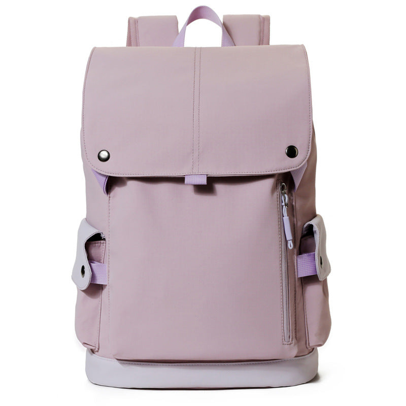 Large Capacity Fashion Commuter Flip Korean Style Business Backpack