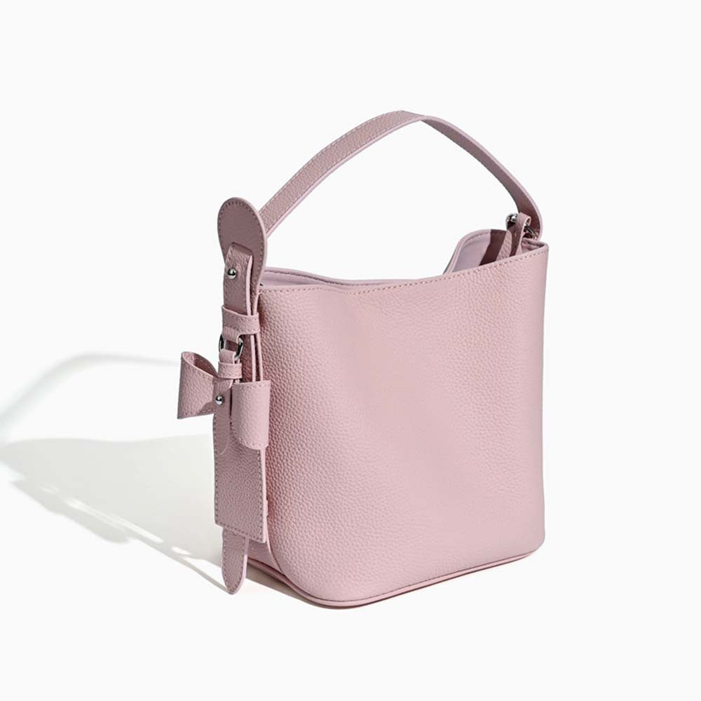 Women's Top Layer Cowhide Good-looking Bow Simple Bags