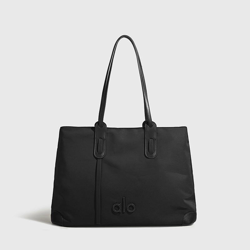 Women's Large Capacity Oxford Cloth Fashion Contrast Color Underarm Shoulder Bags