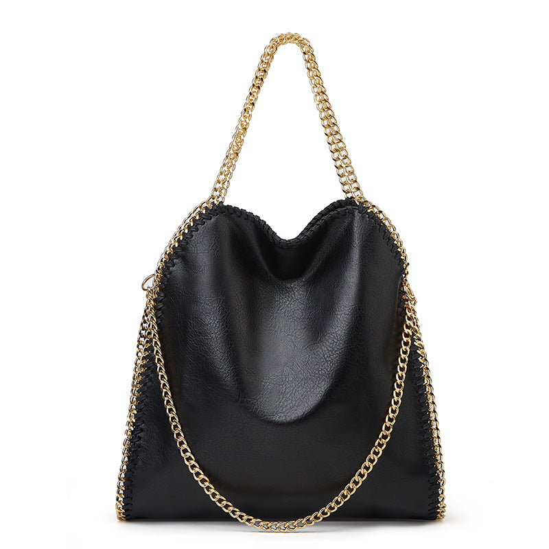 Women's Versatile Fashion Foldable Retro Simple Chain Women's Shoulder Bag