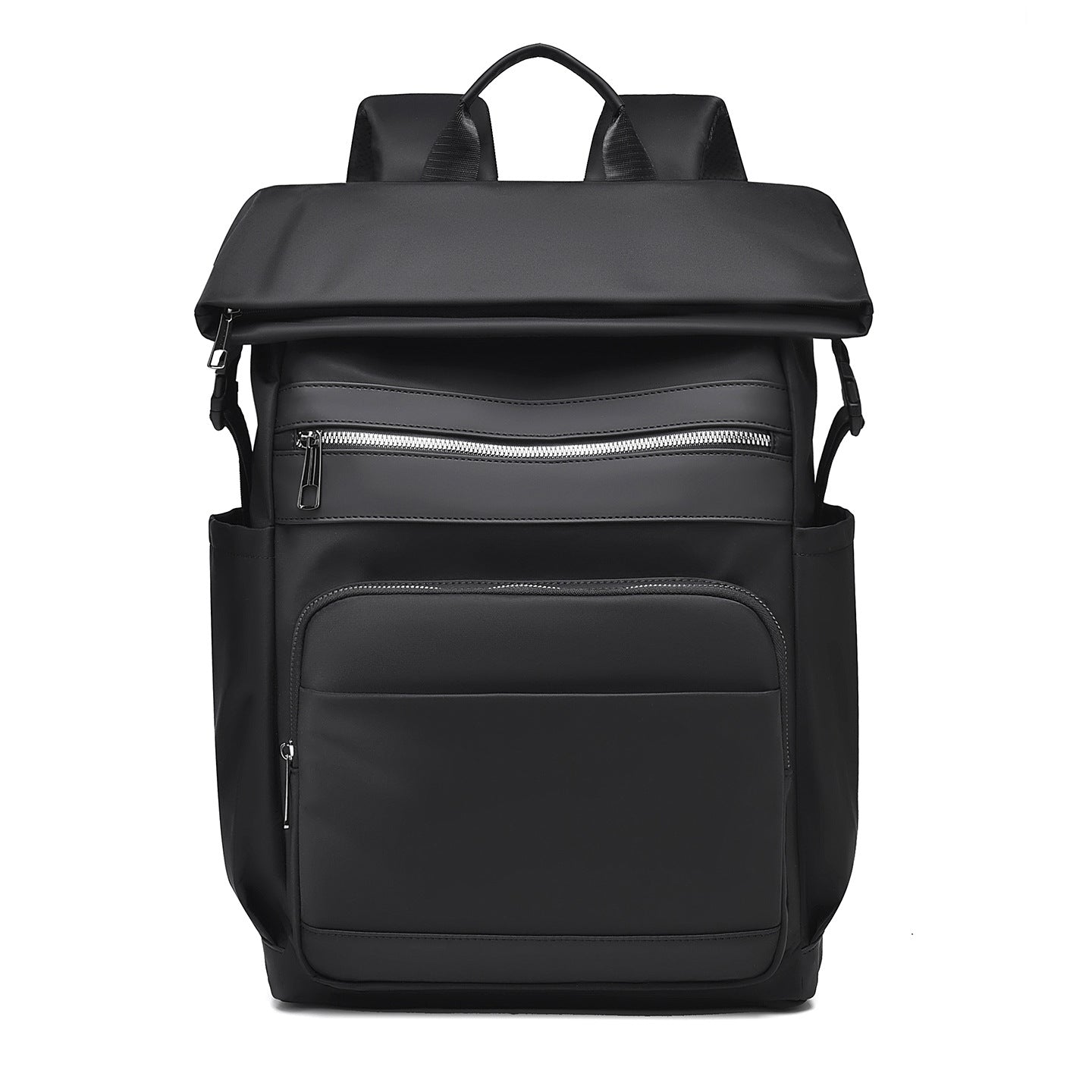 Men's Fashion Curved Edge Design Computer Business Backpacks