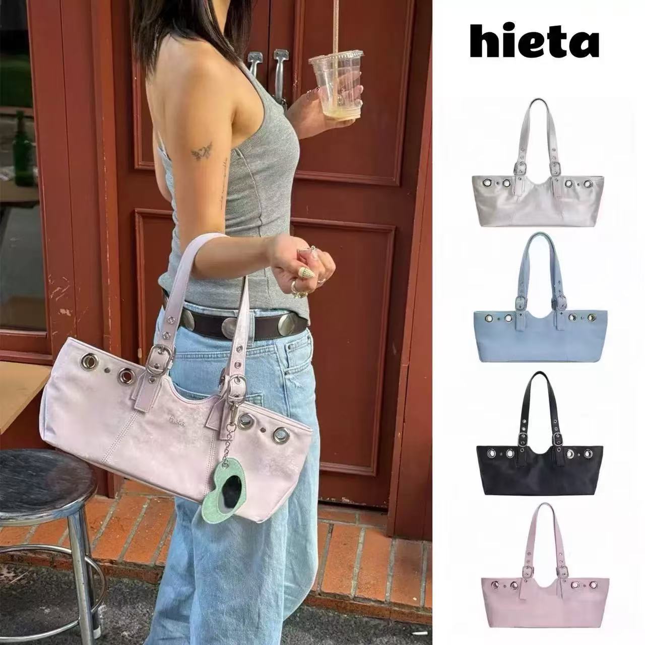 Niche Rivet Large Capacity Fashion Portable Bags