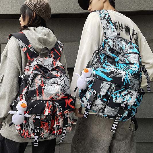 Women's & Men's Large Capacity Iti Trendy Computer Leisure Backpack