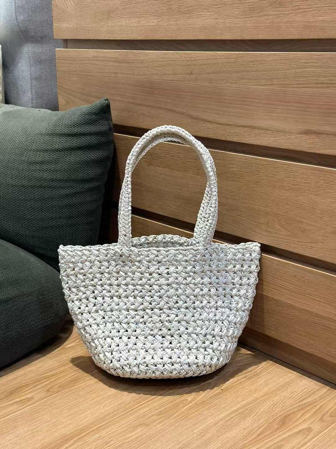 Hollow Woven Leisure Commute Versatile Large Tote Bags