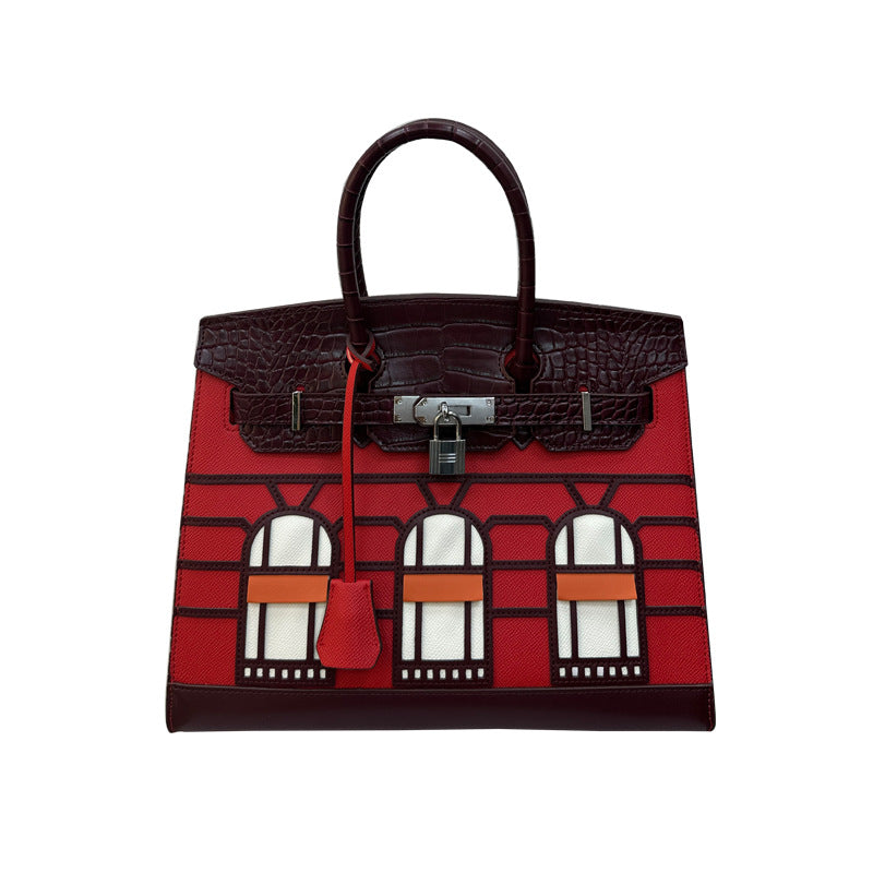 Women's Classic High-grade Crocodile Pattern Niche House Bags