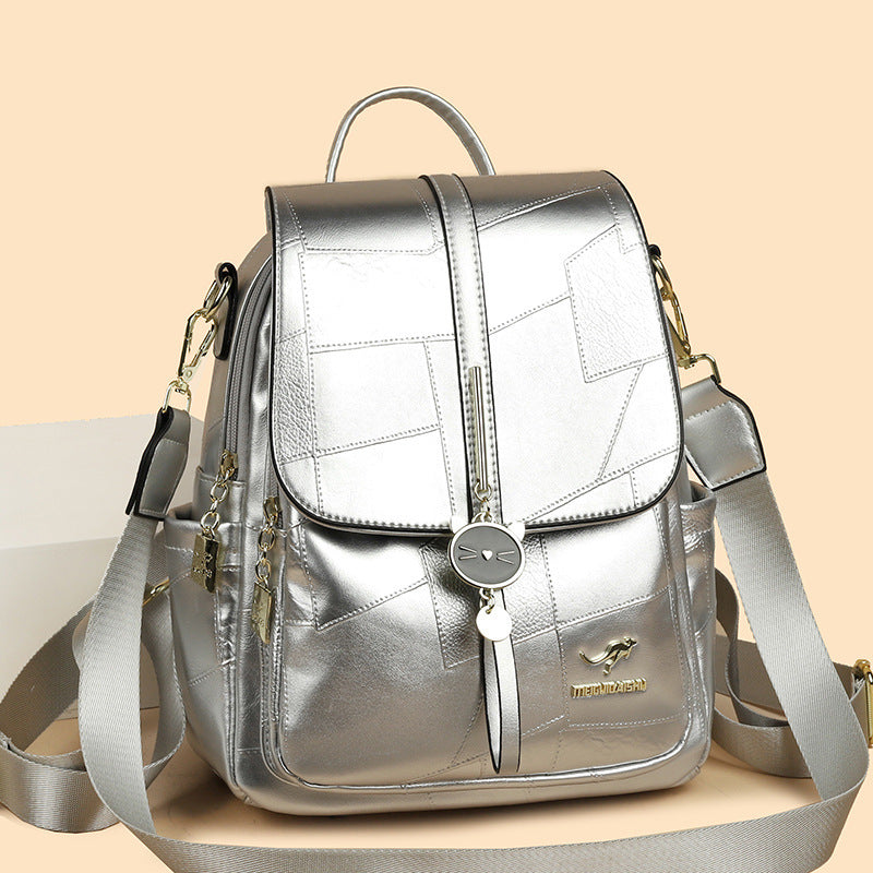 Innovative Trendy Women's Soft Leather Lightweight Travel Bags