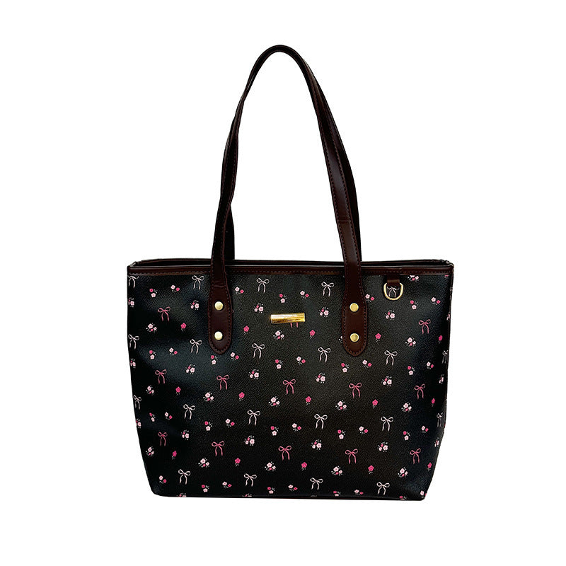 Large Capacity Daily Commuter Fashion Floral Women's Shoulder Bag
