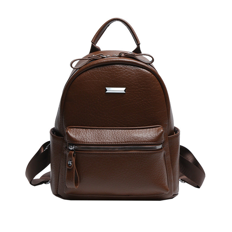Women's Simple Korean Style High Texture Western Large Handbags