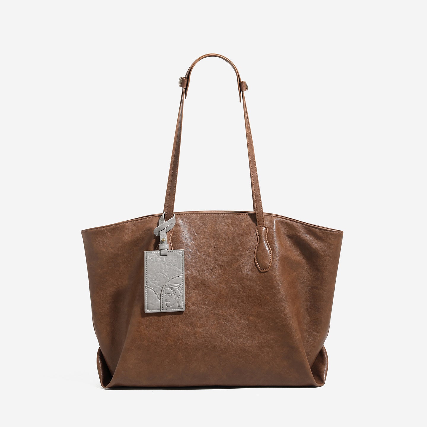 Women's Genuine Leather Niche Large Capacity Totes Advanced Texture Commuter Tote Bag