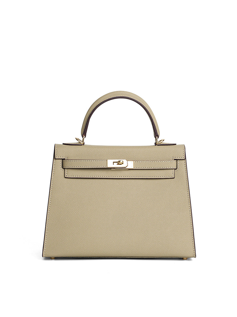 Women's Cowhide Leather Light Luxury Minority Kelly Large Capacity High Women's Messenger Bag