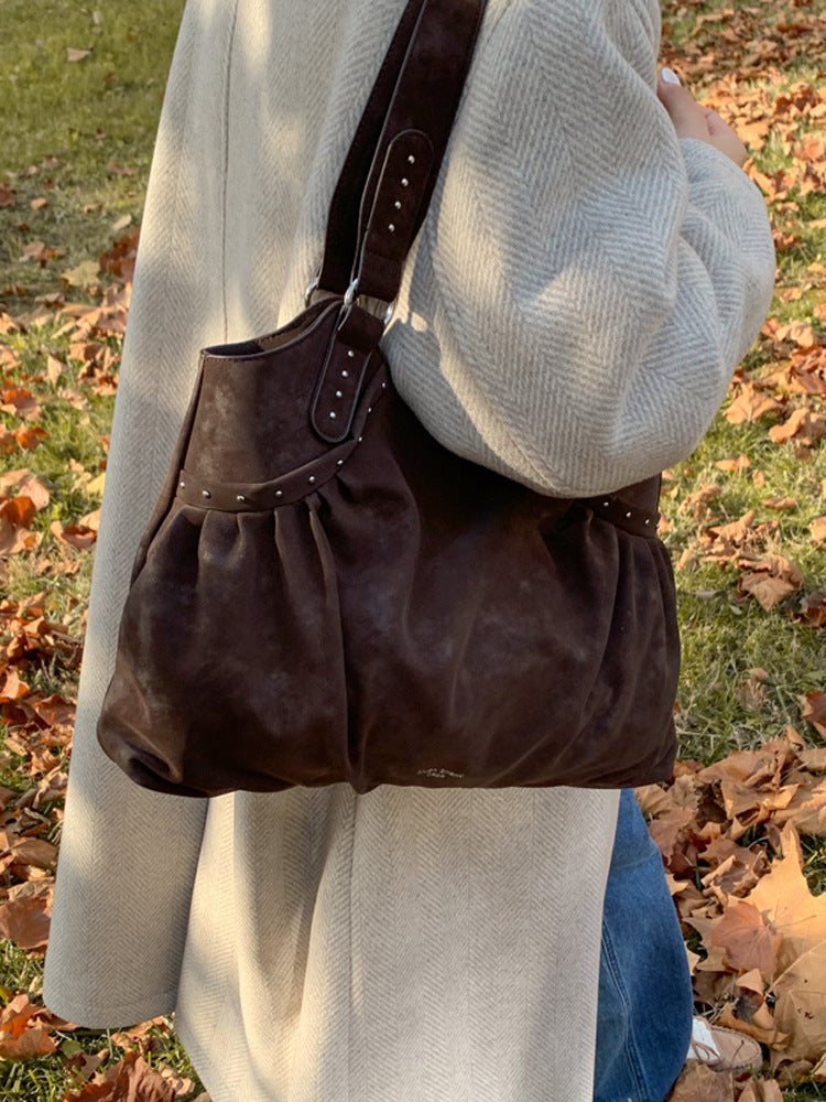 Women's Personalized Retro Large Capacity Stylish Good Women's Shoulder Bag