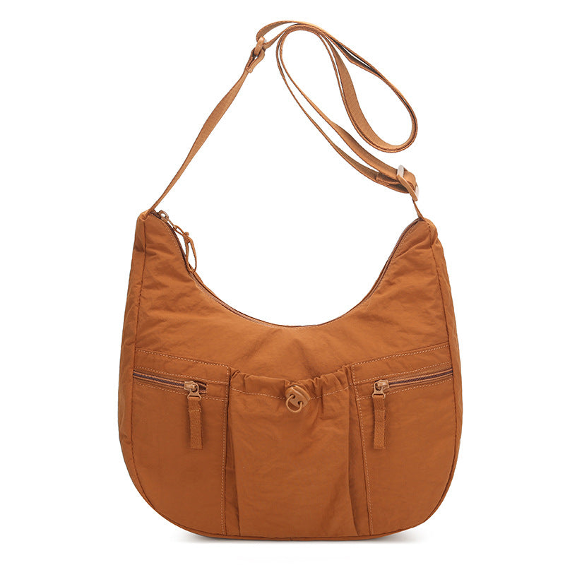 Women's Korean Fashion Simple Lightweight Large Capacity Drawstring Bags