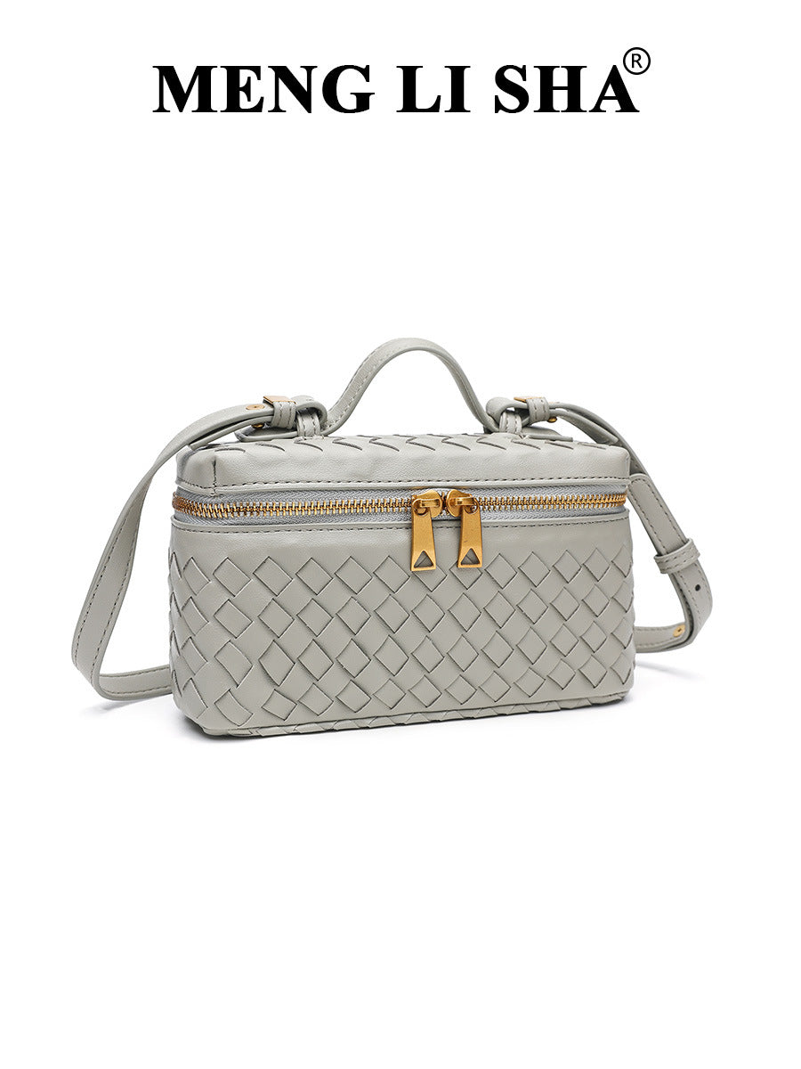 Women's Style Fashion Box Simple Versatile Retro Handmade Women's Handbag