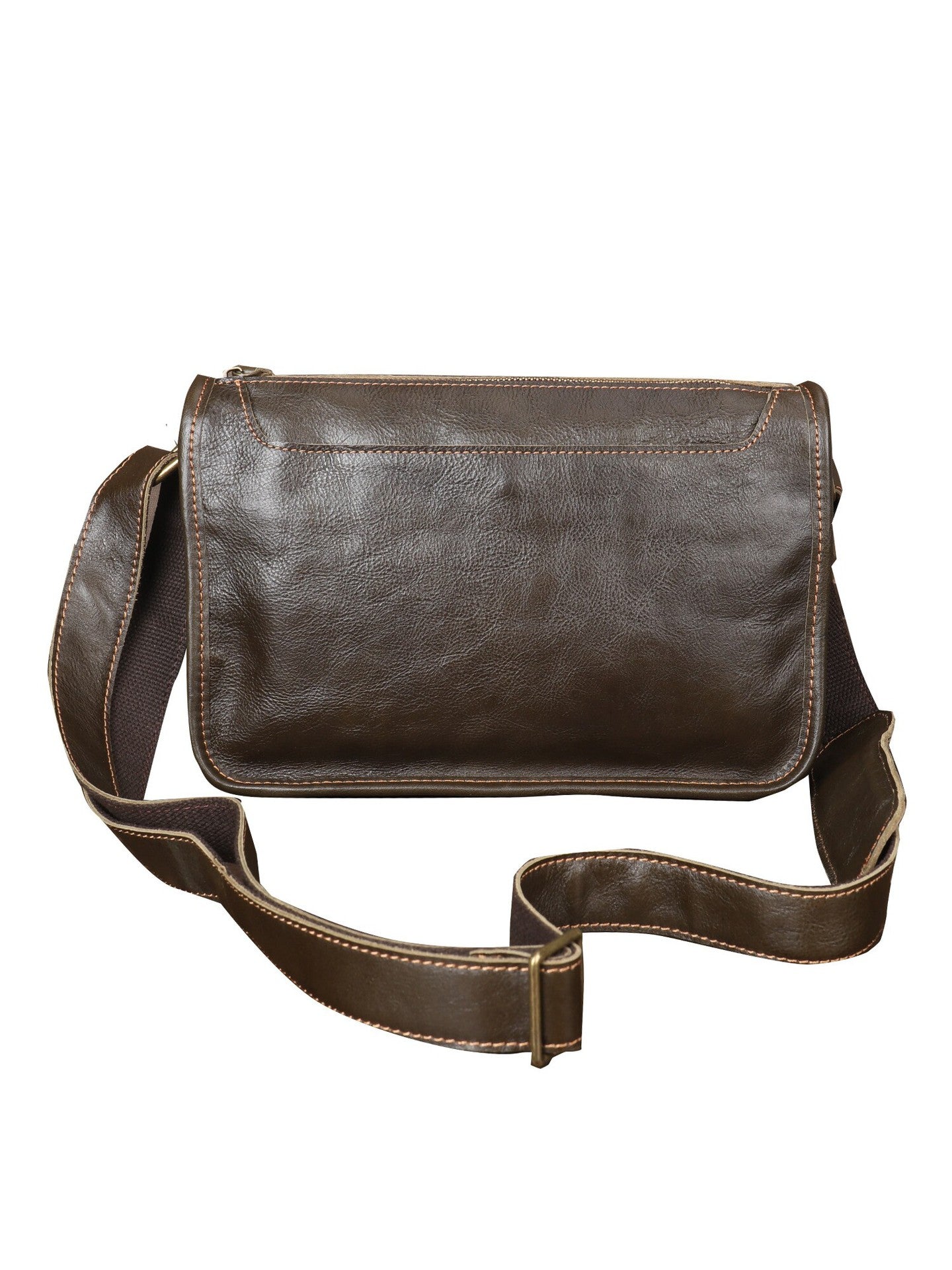 Men's Leather First Layer Cowhide Vintage Leisure Men's Messenger Bag