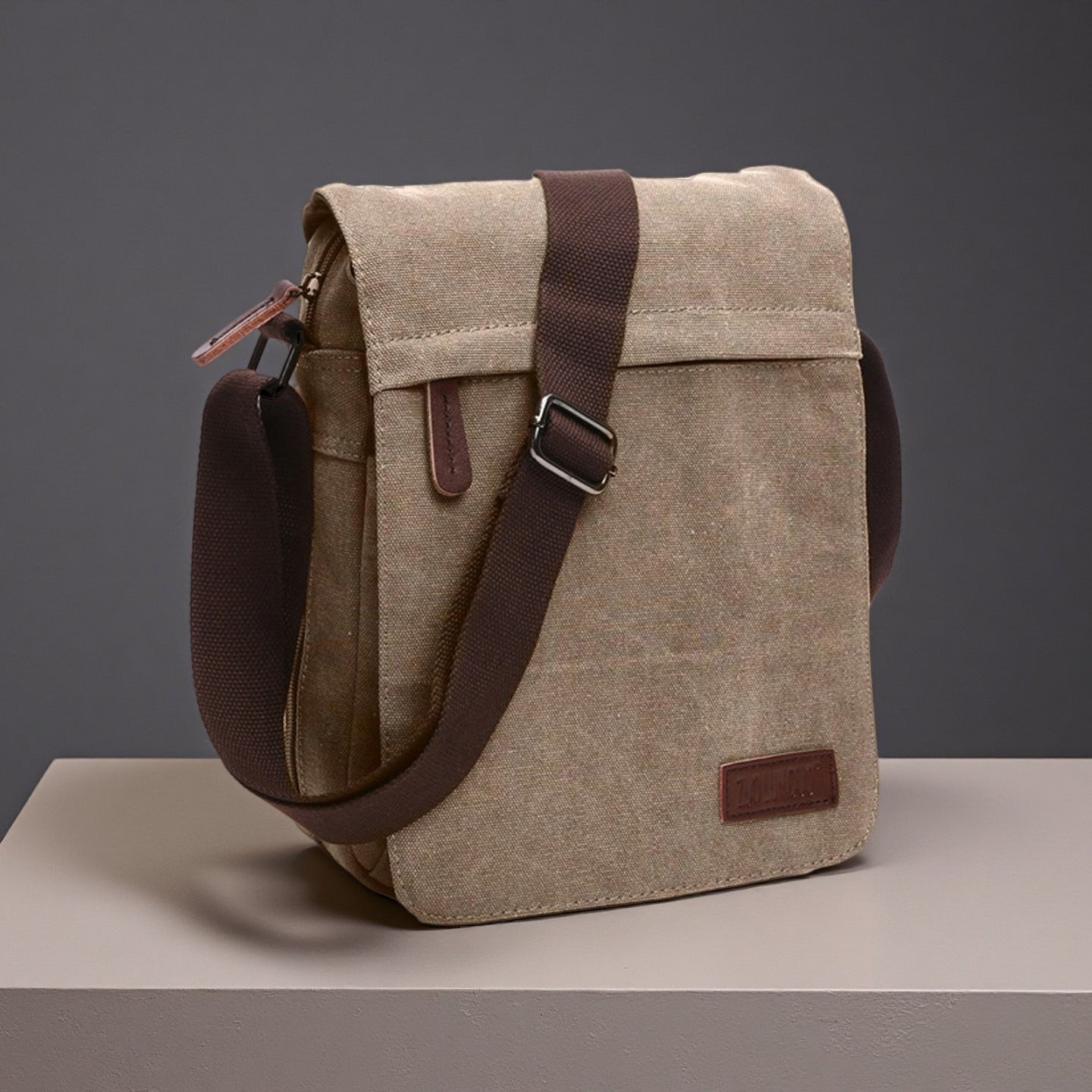 Classy Trendy Men's Single Canvas Computer Men's Messenger Bag